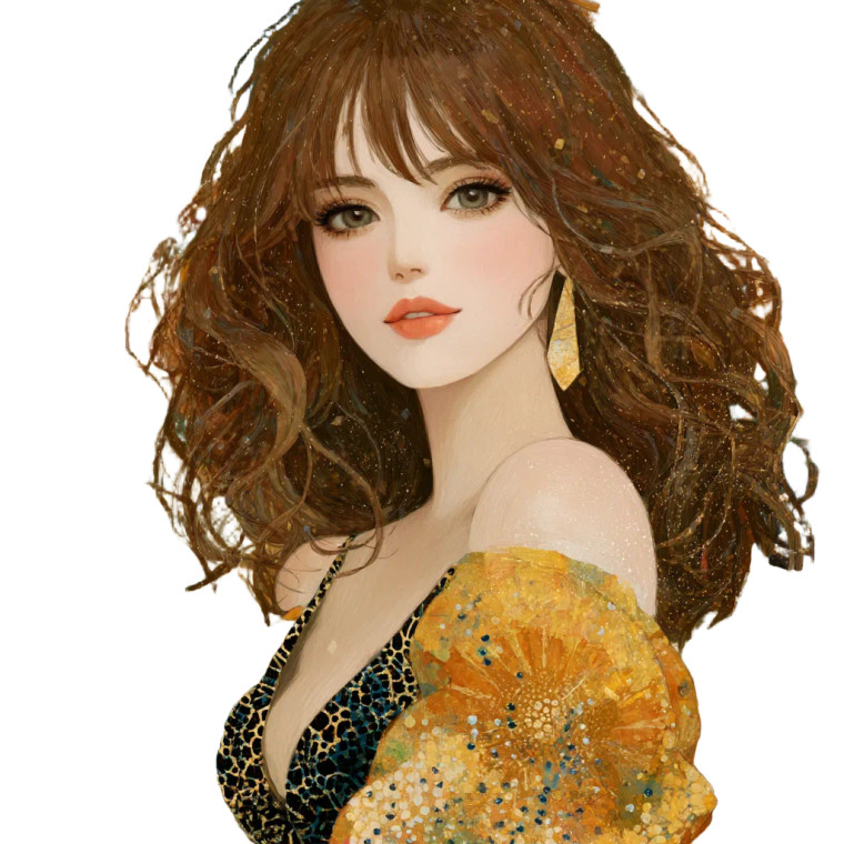 Ethereal Anime Portrait V4 Vinyl Car Decal Sticker – Waterproof & UV-Resistant 