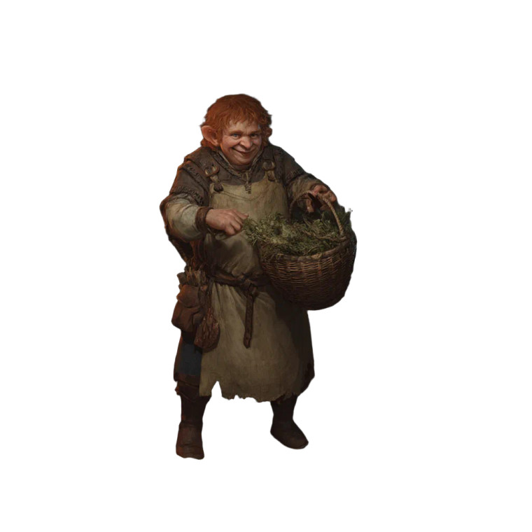 Halfling Herbalist Vinyl Car Decal Sticker – Waterproof & UV-Resistant 