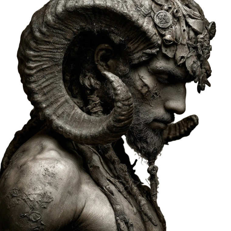 Pan The Satyr Vinyl Car Decal Sticker – Waterproof & UV-Resistant 