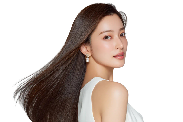 Elegant Hair Advertisement V2 Vinyl Car Decal Sticker – Waterproof & UV-Resistant 