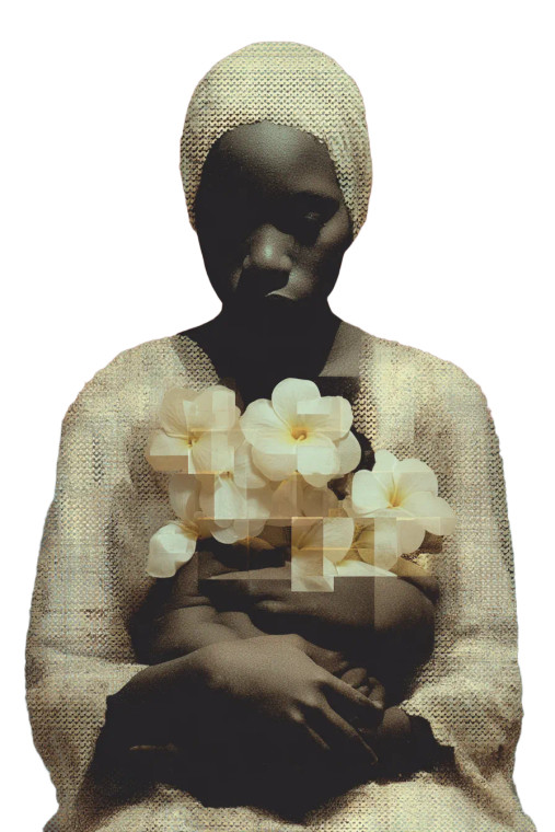 Serene Nigerian Woman Vinyl Car Decal Sticker – Waterproof & UV-Resistant 