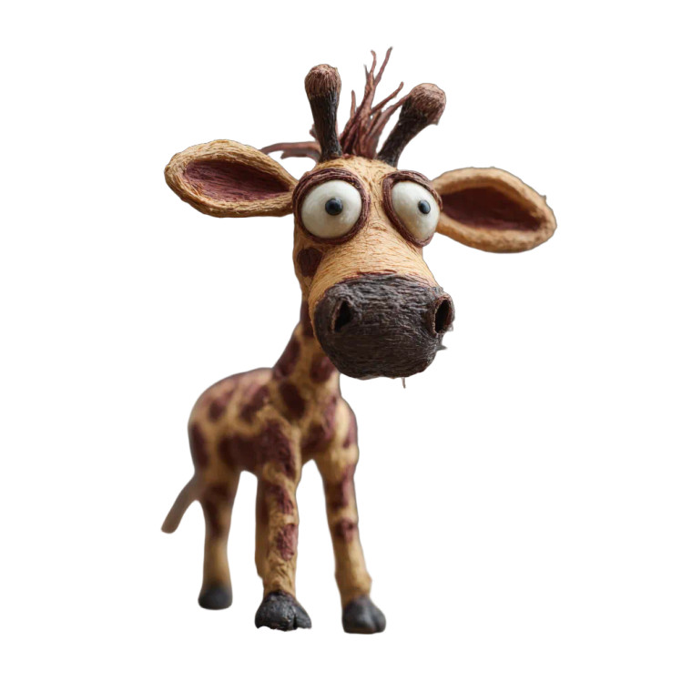 Claymation Animal Vinyl Car Decal Sticker – Waterproof & UV-Resistant 