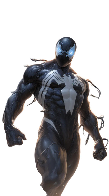 Heroic Venom Portrait Vinyl Car Decal Sticker – Waterproof & UV-Resistant 