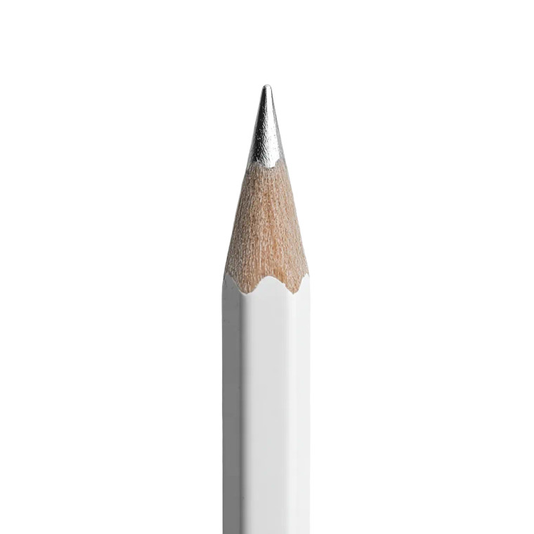 White Pencil Vinyl Car Decal Sticker – Waterproof & UV-Resistant 