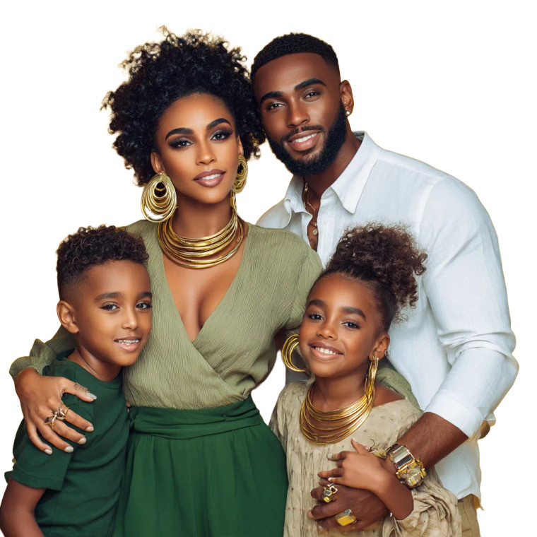 Glamorous Family Portrait Vinyl Car Decal Sticker – Waterproof & UV-Resistant 