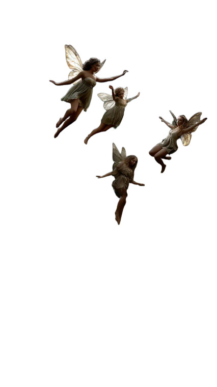 Flying Fairies V2 Vinyl Car Decal Sticker – Waterproof & UV-Resistant 