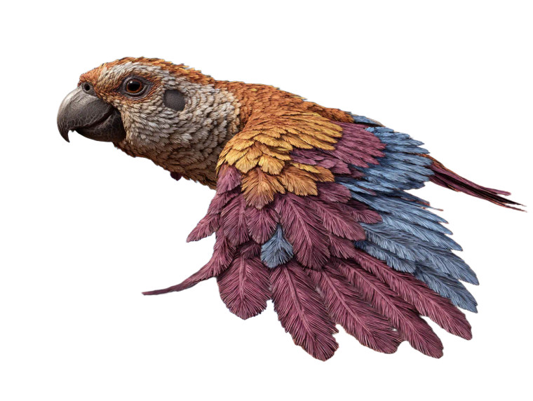 Colorful Parrot Flight Vinyl Car Decal Sticker – Waterproof & UV-Resistant 