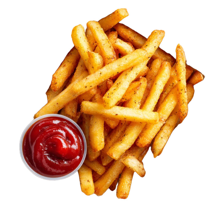 Box Of Fries Vinyl Car Decal Sticker – Waterproof & UV-Resistant 