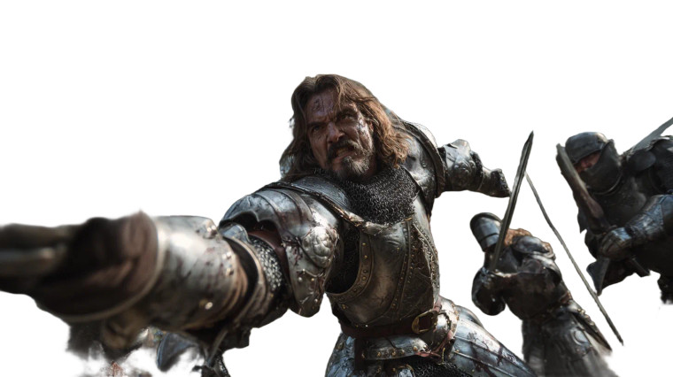 Medieval Lord Combat Vinyl Car Decal Sticker – Waterproof & UV-Resistant 