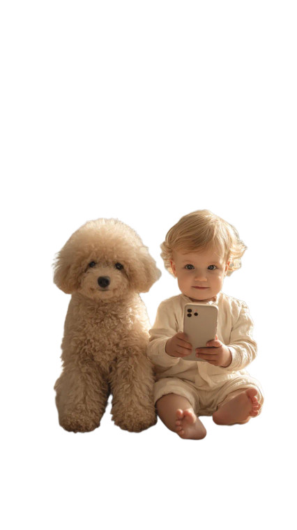 Cute Blonde Baby Vinyl Car Decal Sticker – Waterproof & UV-Resistant 