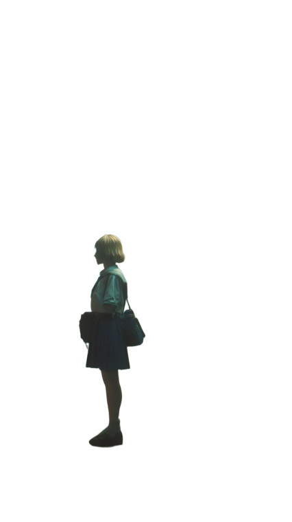 Lonely Schoolgirl V3 Vinyl Car Decal Sticker – Waterproof & UV-Resistant 
