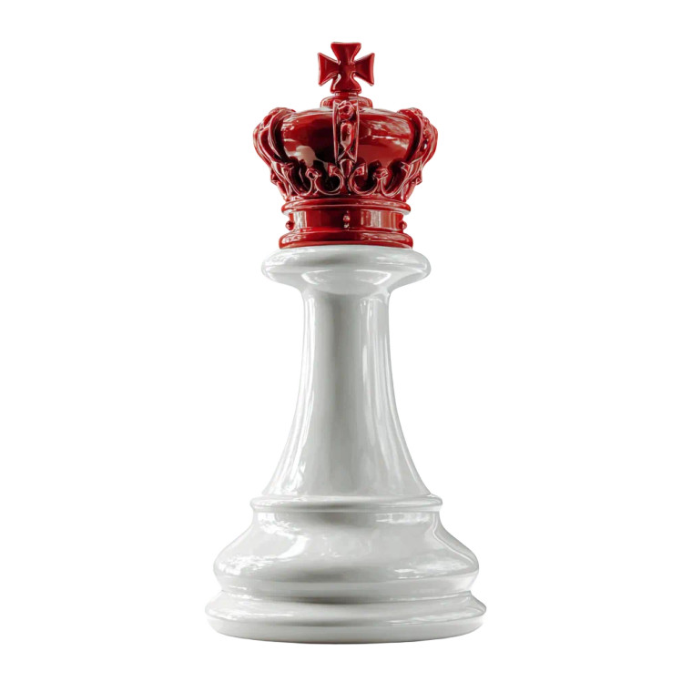 Chess Queen V2 Vinyl Car Decal Sticker – Waterproof & UV-Resistant 