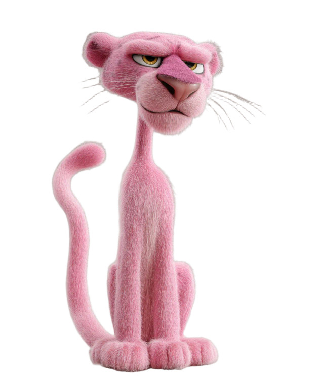 Pink Panther Reimagined Vinyl Car Decal Sticker – Waterproof & UV-Resistant 