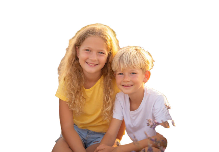 Happy Blonde Kids Vinyl Car Decal Sticker – Waterproof & UV-Resistant 