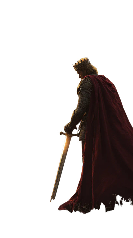King Arthur Scene Vinyl Car Decal Sticker – Waterproof & UV-Resistant 