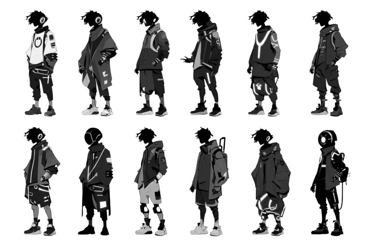 Techwear Mage Silhouette Vinyl Car Decal Sticker – Waterproof & UV-Resistant 