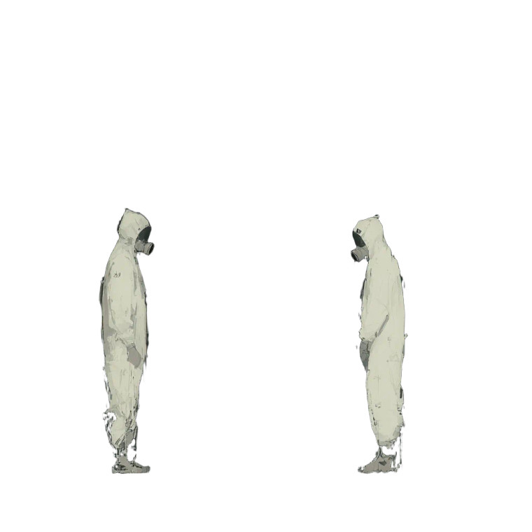 Hooded Horned Figure Vinyl Car Decal Sticker – Waterproof & UV-Resistant 