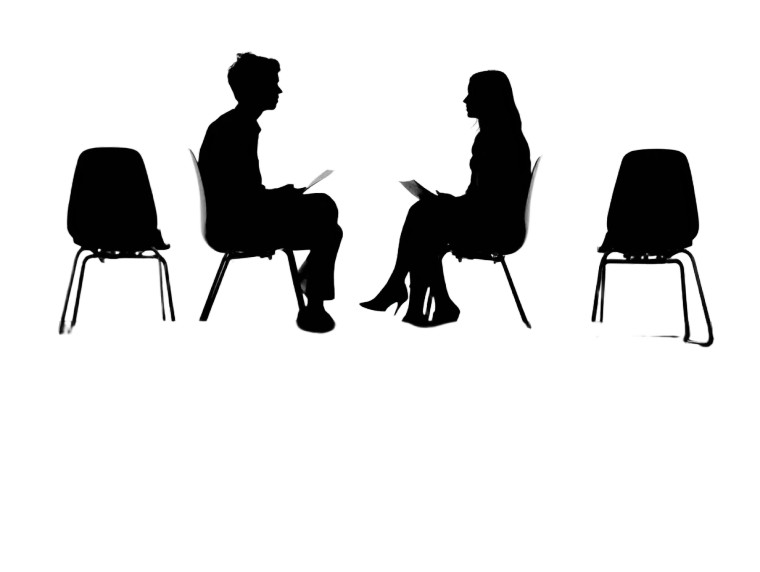 Coaching Session Silhouette Vinyl Car Decal Sticker – Waterproof & UV-Resistant 
