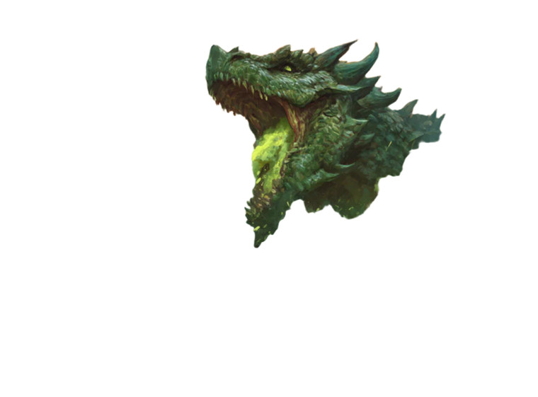 Green Dragon Attack V3 Vinyl Car Decal Sticker – Waterproof & UV-Resistant 