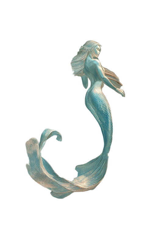 Mermaid Holograph Card Vinyl Car Decal Sticker – Waterproof & UV-Resistant 