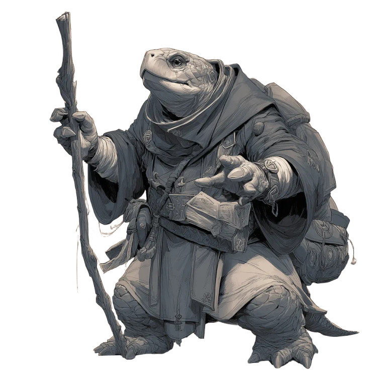 Tortoise Monk Vinyl Car Decal Sticker – Waterproof & UV-Resistant 