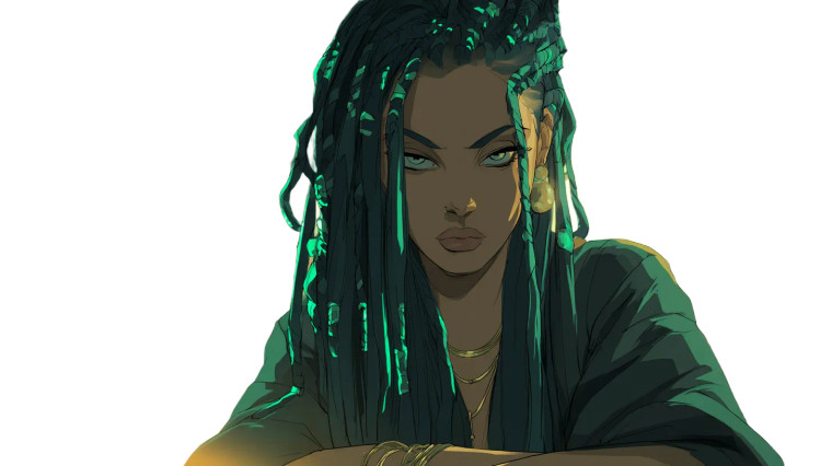 Melancholic Magic Portrait Vinyl Car Decal Sticker – Waterproof & UV-Resistant 