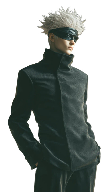 Gojo Satoru Portrait V7 Vinyl Car Decal Sticker – Waterproof & UV-Resistant 