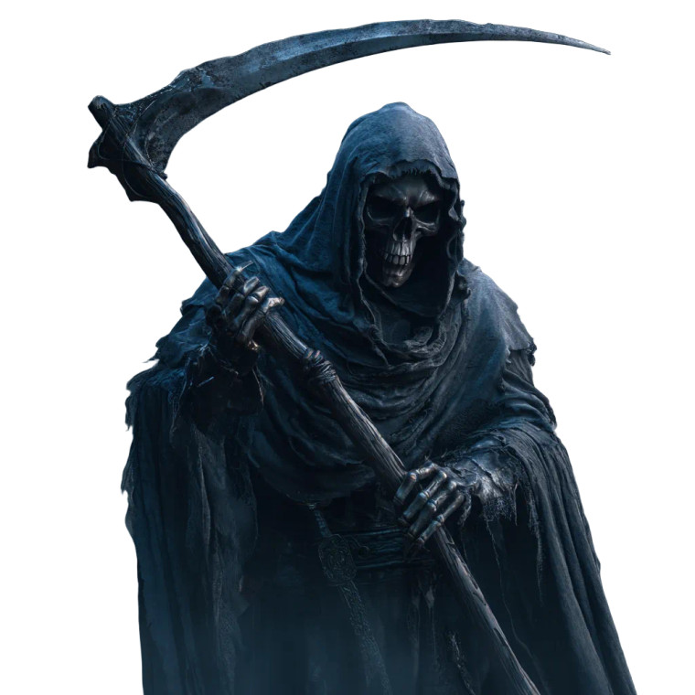 Grim Reaper V57 Vinyl Car Decal Sticker – Waterproof & UV-Resistant 