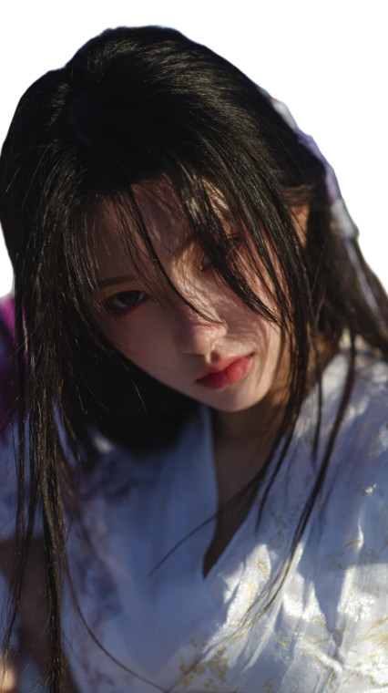 Elegant Hanfu Beauty V4 Vinyl Car Decal Sticker – Waterproof & UV-Resistant 