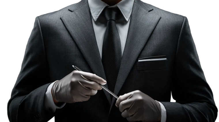 Young Businessman V4 Vinyl Car Decal Sticker – Waterproof & UV-Resistant 