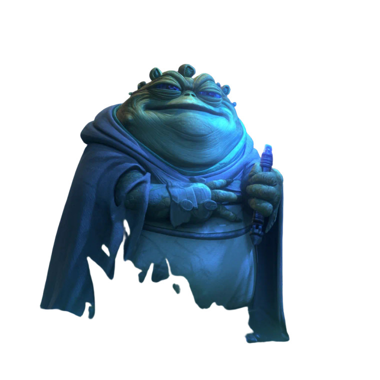 Jabba Jedi Knight Vinyl Car Decal Sticker – Waterproof & UV-Resistant 