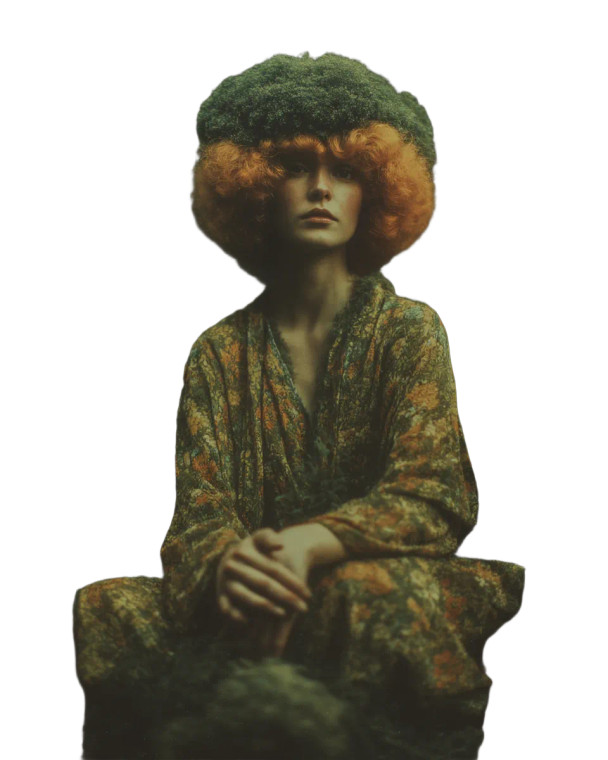 Mossy Forest Portrait Vinyl Car Decal Sticker – Waterproof & UV-Resistant 