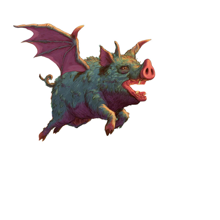 Dragon Pig Vinyl Car Decal Sticker – Waterproof & UV-Resistant 