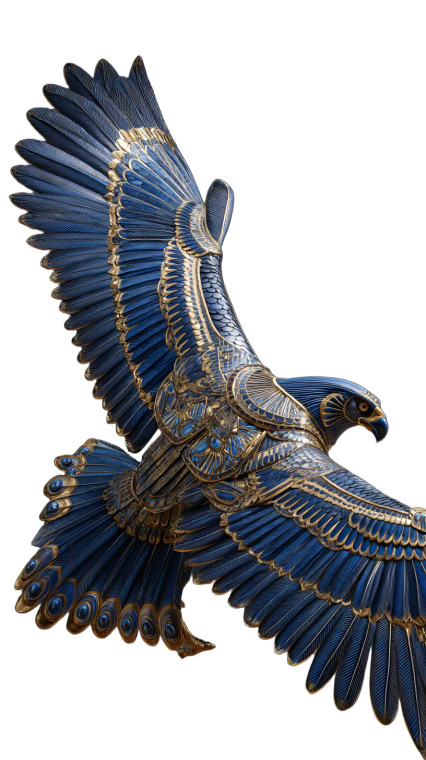 Giant Horus Flying Vinyl Car Decal Sticker – Waterproof & UV-Resistant 