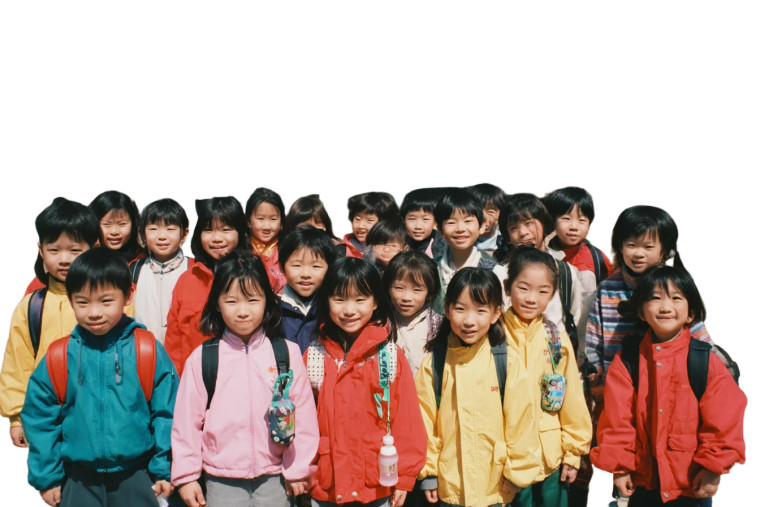 Smiling School Children Vinyl Car Decal Sticker – Waterproof & UV-Resistant 