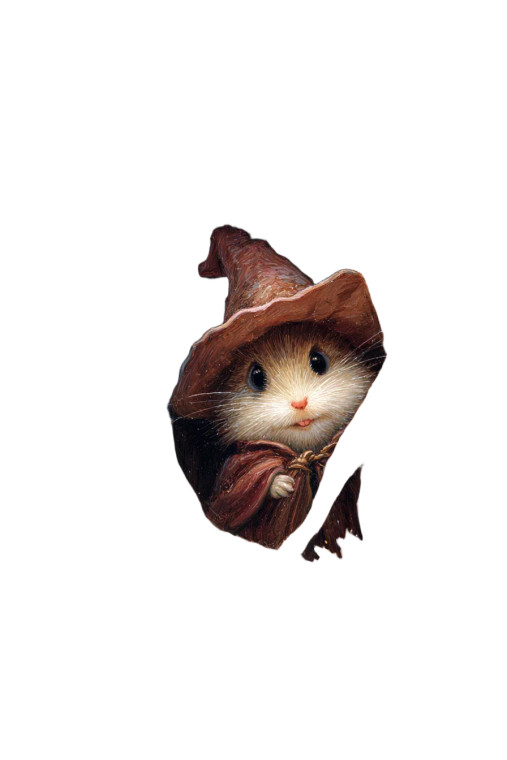 Wizard Dormouse Hideout Vinyl Car Decal Sticker – Waterproof & UV-Resistant 