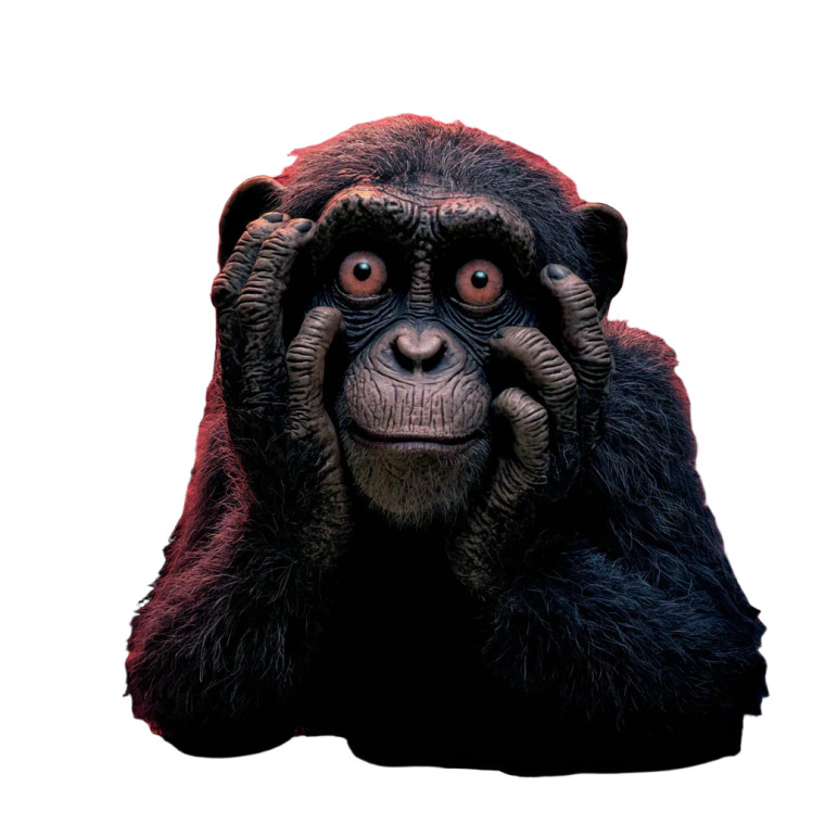 The Monkey Vinyl Car Decal Sticker – Waterproof & UV-Resistant 