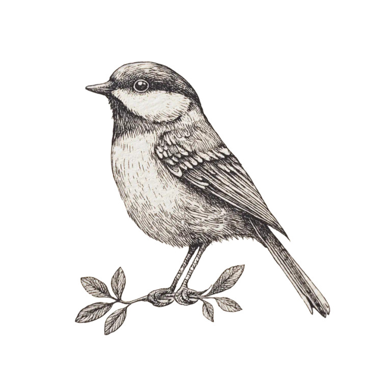 Vintage Bird Drawings Vinyl Car Decal Sticker – Waterproof & UV-Resistant 