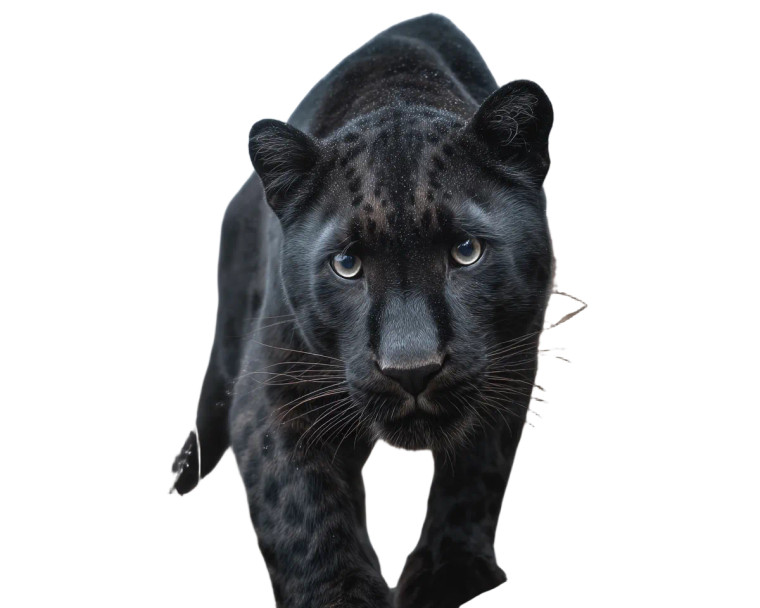 Melanistic Snow Leopard Vinyl Car Decal Sticker – Waterproof & UV-Resistant 