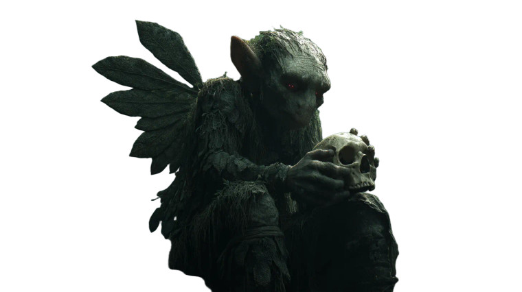 Sinister Forest Goblin Vinyl Car Decal Sticker – Waterproof & UV-Resistant 