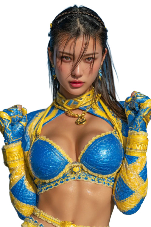 Cosplayer Superheroine Vinyl Car Decal Sticker – Waterproof & UV-Resistant 