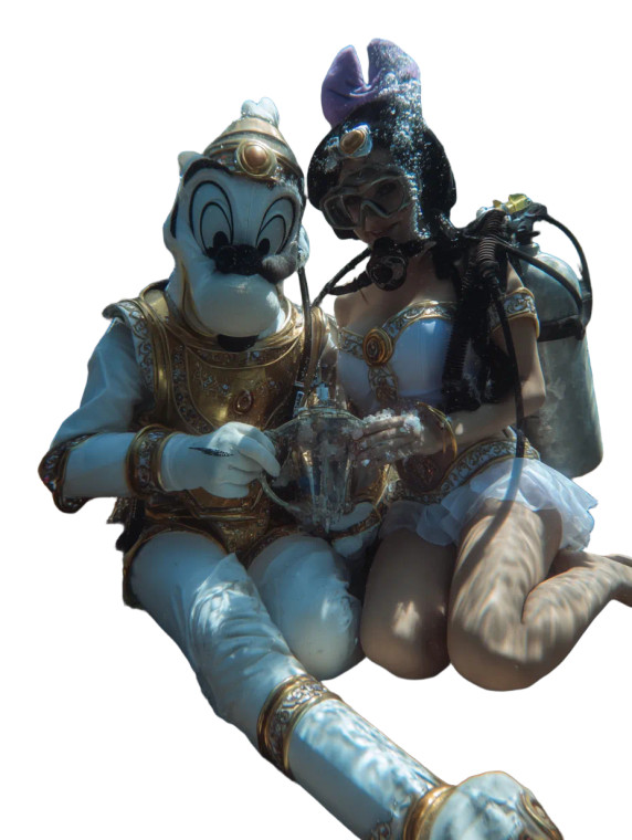 Aladdin Scuba Diving Vinyl Car Decal Sticker – Waterproof & UV-Resistant 