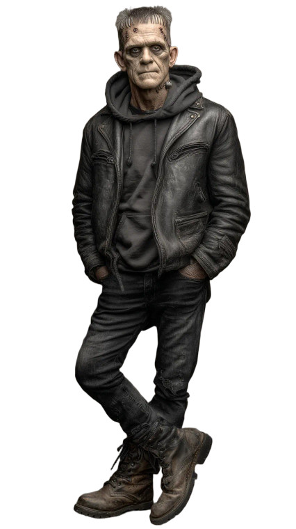 Modern Frankenstein'S Monster Vinyl Car Decal Sticker – Waterproof & UV-Resistant 