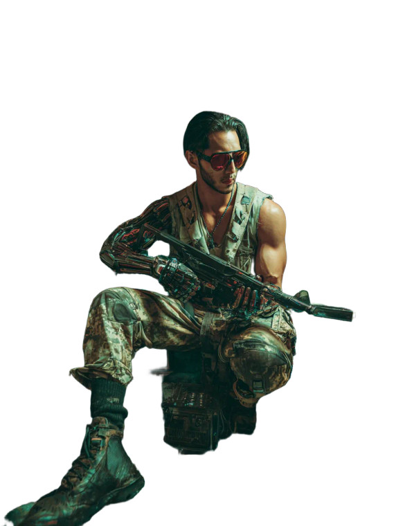 Cyberpunk Mercenary V13 Vinyl Car Decal Sticker – Waterproof & UV-Resistant 