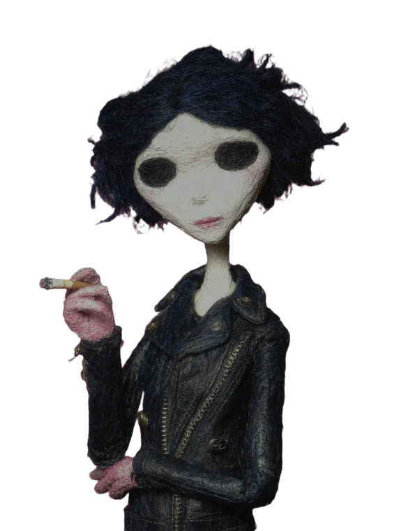 Coraline Doll Vinyl Car Decal Sticker – Waterproof & UV-Resistant 