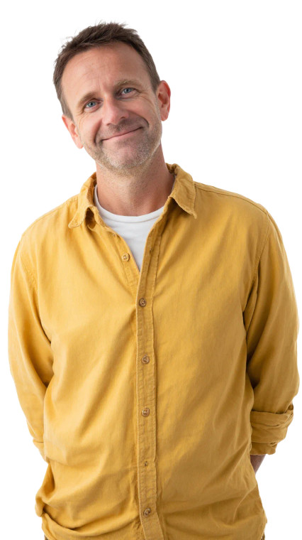 Smiling Man Portrait V7 Vinyl Car Decal Sticker – Waterproof & UV-Resistant 