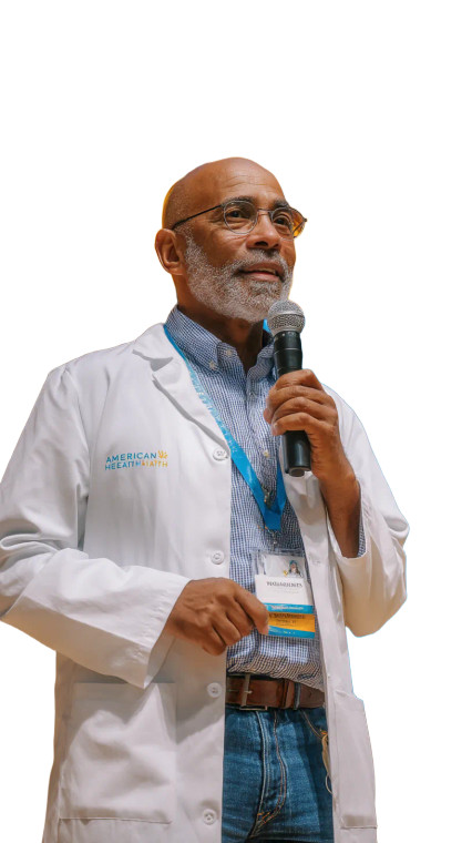 Doctor Speaking On Stage Vinyl Car Decal Sticker – Waterproof & UV-Resistant 