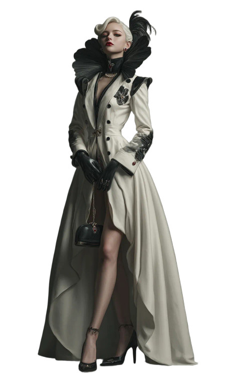 Gothic Punk Elsa Vinyl Car Decal Sticker – Waterproof & UV-Resistant 