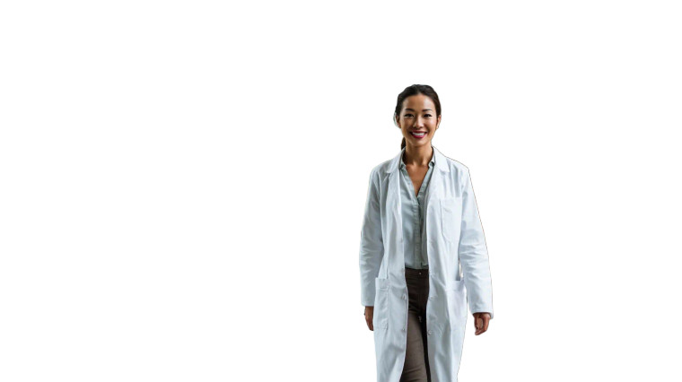 Compassionate Doctor Walking Vinyl Car Decal Sticker – Waterproof & UV-Resistant 