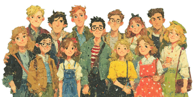 Group Photo V3 Vinyl Car Decal Sticker – Waterproof & UV-Resistant 